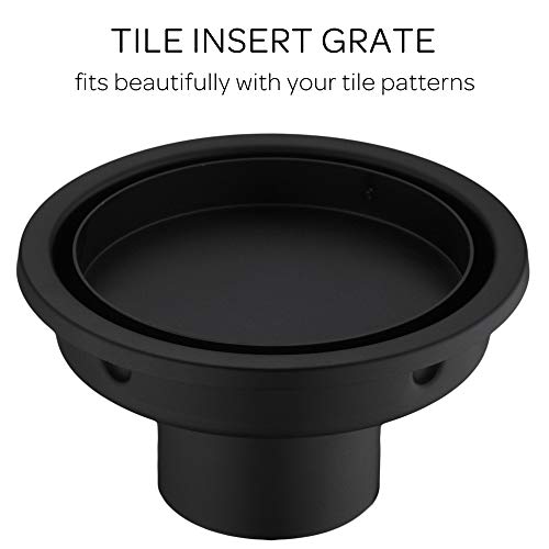 Orhemus 4 Inch Round Design Tile-In Shower Drain With Adjustable Shower Drain Base Flange thumb #1