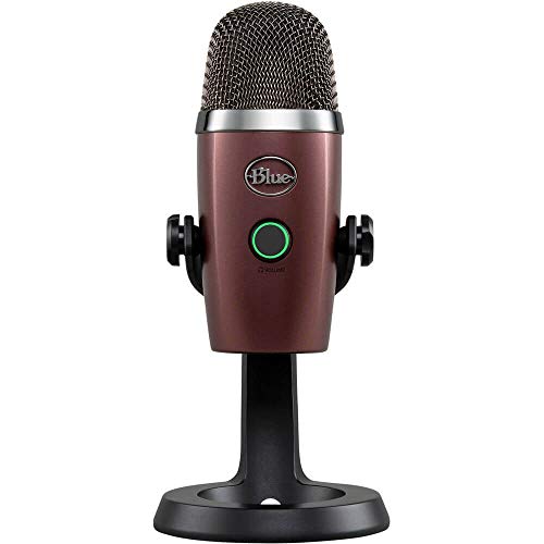 Blue Microphones USB à Condensateur Yeti Nano Professional avec Motifsde Collecte Multiples et Surveillance sans Latence pour l'Enregistrement et la Lecture en Continu sur PC et Mac - Onyx Rouge