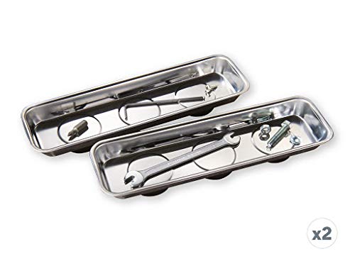 PowerFix Profi plato magnetico de acero inoxidable 67 x 226 mm (1 l)