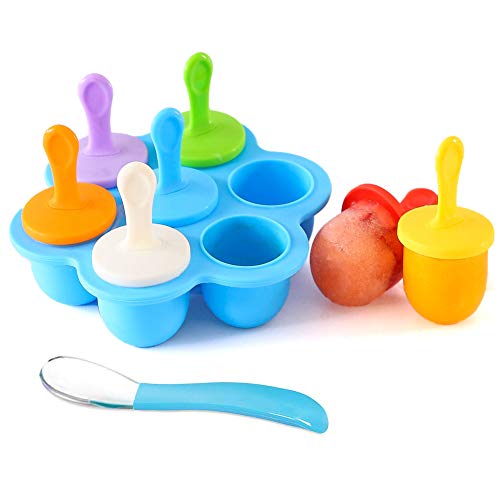 Silicone Popsicle Mold, Ice Pop Molds Maker, Storage Container for Homemade Food, Kids