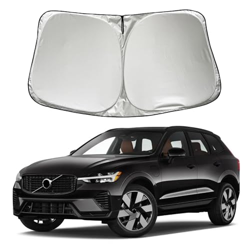 SZYUCHEN Car Windshield Sun Shade Sunshade Compatible with Volvo XC60/XC-60 2026 2025 2024-2018 XC40 2026-2019 XC40 Crossover 2019-2023 Accessories, Foldable Car Front Window Sun Shield Visor