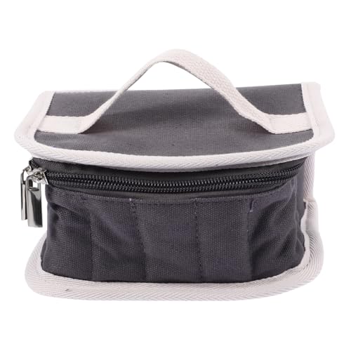 PartyKindom Essential Oil Bag Essential Oil Carrying Box Lightweight Storage Case Grey
