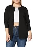 abrigos de vestir mujer amazon Sin cierre. Only Long Loose Cardigan, Negro (Black), XXL para Mujer