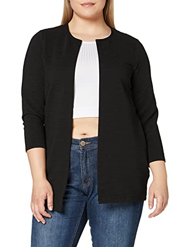 ONLY Long Loose Cardigan, Nero (Black), L Donna