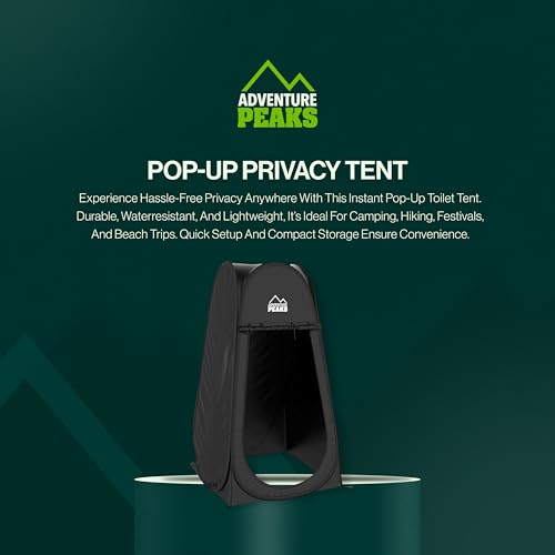 ADVENTURE PEAKS Pop Up Changing Tent Portable Privacy Tent for Camping, Beach and Outdoor Use - Image 2