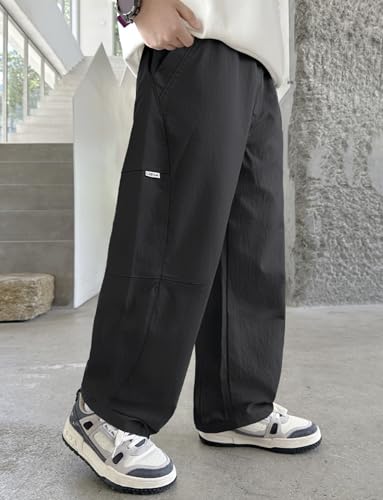Pantalones cargo rectos holgados duraderos que resisten roturas en niños 3