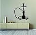 Shisha Wandaufkleber für Shisha Bar Kunst Wandtattoos Wand Vinyl Dekorative Shisha Rauch Entspannendes Muster Abnehmbar 42x36 cm
