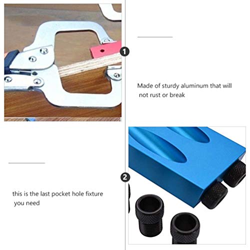 Kit de gabarito de parafuso de bolso de 15 graus VILLCASE com 35 peças, adaptador de unidade localiz