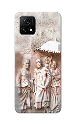 Image of Printed Hard Back Cover Case for Vivo Y52s | Vivo Y72 5G | Vivo Y31s 5G | Vivo Y52s t1 Back Cover (Sai Baba) -1803