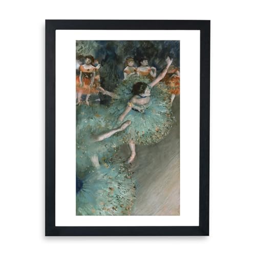 Affiche encadrée Danseuses en bleu Degas grand format pour décoration murale salon
