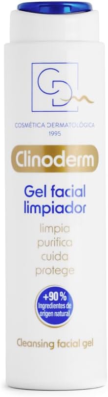 Clinoderm Gel Facial CDM – Limpiador Suave para Piel Grasa con Extracto de Avena 200 ml