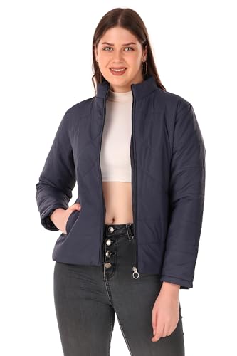Image of Brazo Girls and Women's Puffer Regular Jacket For Winter Wear | Hooded Neck | Full Sleeve | Zipper | Casual Jacket For Woman & Girl | Western Stylish Jacket For Women