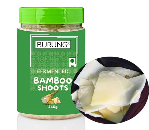 Image of BURUNG Fermented Bambooshoot SLICED LARGE PIECES| Raw Bamboo Shoot Khorisa Soibum (pack of 2 each of 480g)