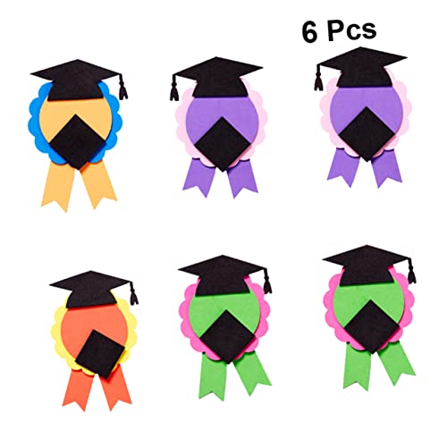 VANZACK 18 Peças Crianças Material DIY Graduação Material Artesanal Chapéu De Formatura Material DIY