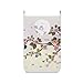 Mnsruu Wäschesammler zum Aufhängen für Schlafzimmer, Kinderzimmer, Schlafzimmer, Türschrank, faltbar, platzsparend, Eckwäsche-Organizer (japanische Sakura-Kirschblüte)