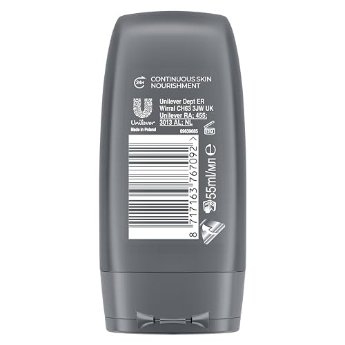 Dove Men+Care Hydrating Clean Comfort 3-in-1 Hair, Body and Face Wash with 24-hour nourishing MicroMoisture technology body wash for men 55 ml - Image 3