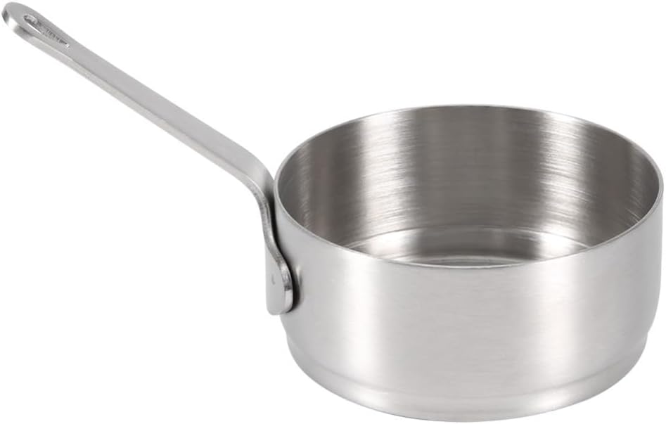 100ML 304 Stainless Steel Sauce Cup With Handle Small Size Cooking Pot Sauce Bowl Meat Juice Cup Milk & Tea Heatin Kitchen Utensils