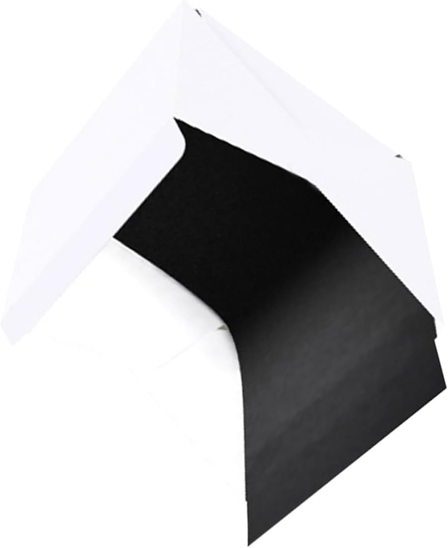 SHOWERORO Portable Photography Light Box with LED Lights and Black White Backdrops, Small Foldable Photo Tent for Product Shooting and Small Business Supplies