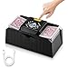 FEIERYA Automatic Card Shuffler 1-2 Deck,Quiet Battery Operated/USB Poker Shuffler,Playing Card Shuffler for Home Card Game,Travel