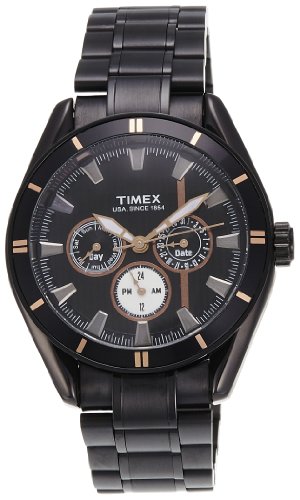 Image of Timex E-Class Analog Black Dial Men's Watch - NO11