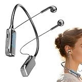 Compagnon audio longue durée : ces écouteurs tour de cou disposent d'une impressionnante capacité de batterie de 24 heures, supportant une utilisation prolongée qui améliore l'expérience utilisateur dans divers contextes tels que les aventures en plein air ou les trajets quotidiens