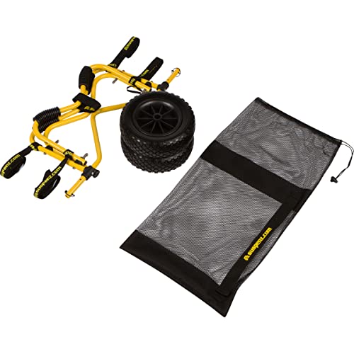 Suspenz Kayak Canoe Transport Trailer, DLX Kayak Cart, Trolley with Airless Wheels, 22-0044