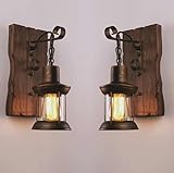 LightInTheBox Retro Rustic Wall Sconces, Industrial Vintage Wall Light Fixtures Farmhouse Antique...