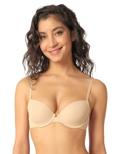 Skiny Damen Micro Essentials 085659 T-Shirt BH, Beige, 85B EU