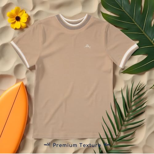 Image of Tommy Bahama Boys Casual Crewneck Short Sleeve T-Shirt & Elastic Waist Pants Set, 2-Piece Back to School Outfit for Kids