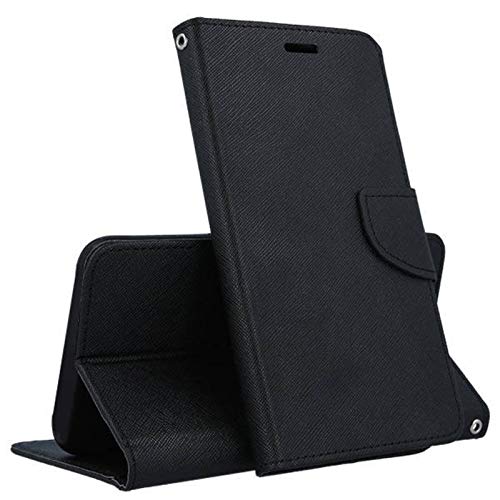 generale Compatibile per ASUS ZENFONE Max (M1) ZB555KL / ASUS_X00PD (Non Compatibile CODICE X00TD) Custodia Cover Case Flip Libro Stand Gel TPU Eco Pelle Portafoglio Magnetica Porta Carte (Nero)