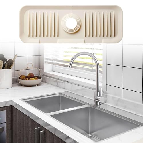 Protector contra salpicaduras para grifo con silicona duradera de alta densidad 3