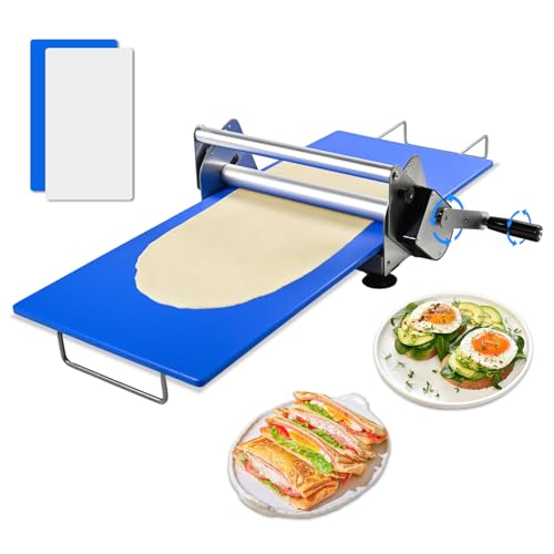 Folding Manual Dough Sheeter with Adjustable Thickness