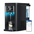 NOVETE Reverse Osmosis Water Filter Countertop with UV, Cold Water Down to 32?, NSF/ANSI 42/58 Certified, 4:1 Pure to Drain, No Installation, WiFi Control, 8-Stage RO Water Filtration System, CRF1A-Qi