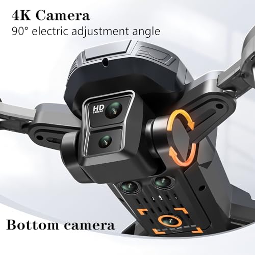 GPS-Drohne mit 4K-EIS-Kamera für Anfänger, Drohne mit Hindernisvermeidung, Fernbedienung mit Bildschirm, Bürstenloser Motor, 48 Minuten Flugzeit, Ein-Klick-Rückkehr, Kinderspielzeuggeschenke