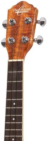 Oscar Schmidt OU5 Koa Concert Ukulele Bundle with Hard Case, Tuner, Austin Bazaar Instructional DVD, and Polishing Cloth