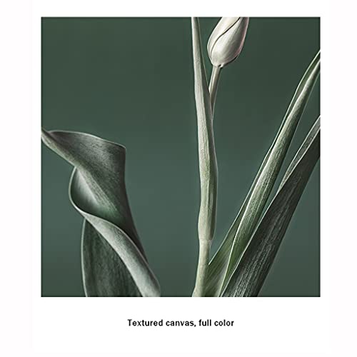 Prachtige Wanddecoratie Eenvoudige abstracte decoratie muur kunst groen blad tropische plant vierkante frame muur decor… - Afbeelding 5