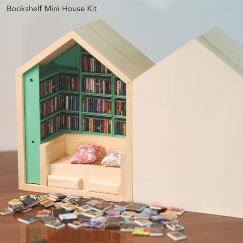 Kit de estantería decorativa de madera SEAFRONT para habitaciones creativas y estudio 4