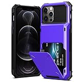TITACUTE Compatible with iPhone 12 Pro Case Wallet Case Card Slot Cash Pouch Dual Layer Slim Hybrid...