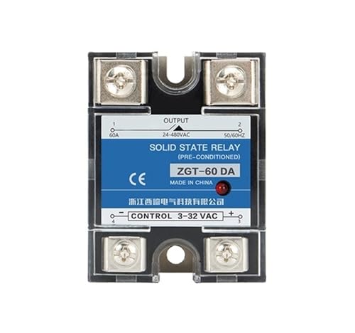 SSR 80DA relais statique monophasé 24-480VAC pour automatisme et contrôle de température