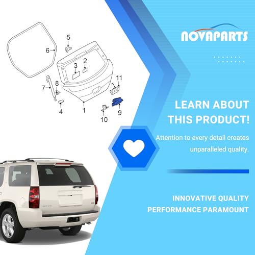 Image of NOVAPARTS Trunk Latch Tailgate Hatch Lock Actuator for 2005 2006 2007 Nissan Murano S SE SL 3.5L 2007 Versa S SL 1.8L Replaces 90502-CA00C 90502EN000 90502-ZN90A