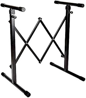 Knox Gear Universal Portable Keyboard Stand Accordion Style with Adjustable Width and Height