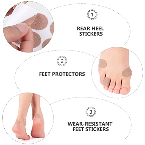 FOMIYES 10 Vellen Moleskin Tape Adhesive Pads Hak Stickers Blister Preventie Pads Ademend Pre- Cut Voetverzorging Kussen… - Image 3