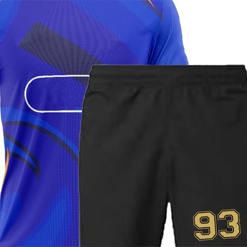 Image of Bumrah Sharma Jersey 93 Number Jersey with Shorts Club Team Cricket Jerseys Team Men's Half Sleeve New