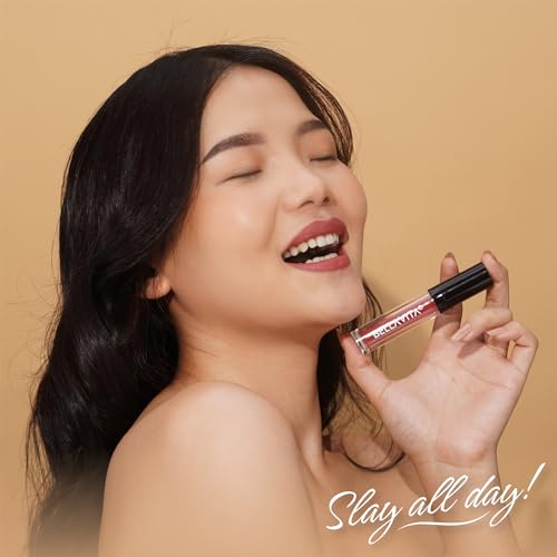 Image of Bella Vita Organic Kiss-Proof Liquid Lipstick | 3.8 Ml | 18-Hr Stay | Transferproof Lipstick | Long Lasting | Ultra Matte Finish | Intense Moisturisation | Waterproof Lipsticks For Women | Just Nude