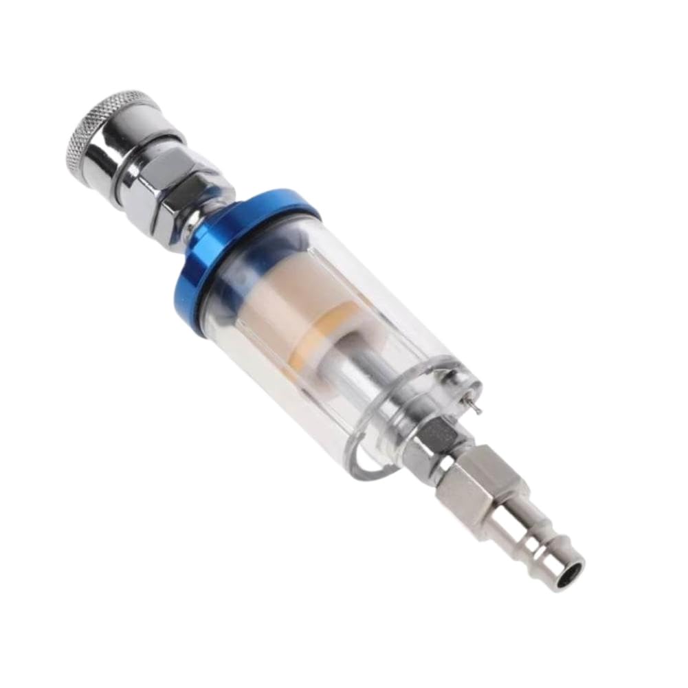1/4 cala separator oleju wodnego Inline wąż powietrza pułapka filtrująca do sprężarki pistoletu natryskowego pneumatyczne narzędzia części kompatybilne z (zielony)