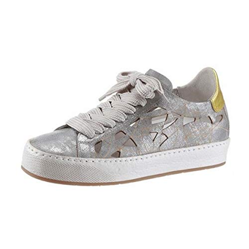 A.S.98 Airstep Damen Leder Sneaker Schnürschuhe Schuhe Metalic Silber : EUR 35 Schuhgröße EUR 35
