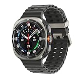 Samsung Galaxy Watch Ultra (2025), AI Smart Watch, Marine Band, Titanium Casing, Cushion Design, Quick Button, 47mm, LTE, Titanium Silver, 3 Year Extended Warranty (UK Version)
