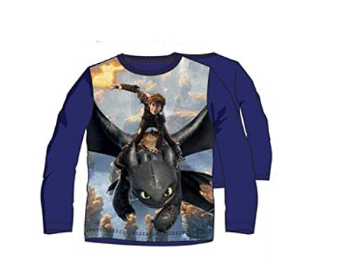 Preisvergleich Produktbild Dragons "Drachenzähmen leicht gemacht Langarmshirt (98 - ca. 3 Jahre, Marine)
