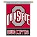 BSI PRODUCTS NCAA Ohio State Buckeyes 2-Sided 28" X 40" Banner with Pole Sleeve, Team Colors, one Size, (96455)