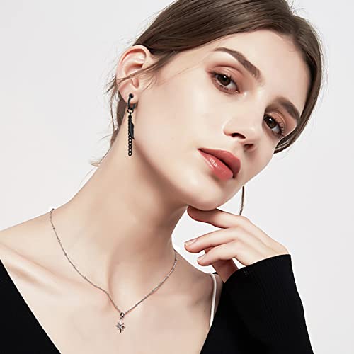 Image of NEWITIN 15 Pairs Magnetic Stud Earrings for Men Stainless Steel Magnetic Earrings Men Clip on Earrings Non Piercing Cross Earrings Unisex CZ Hoop Dangle Magnetic Earrings for Men Women
